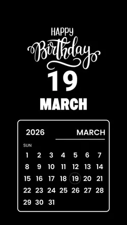 HBD 19 MARCH 2026