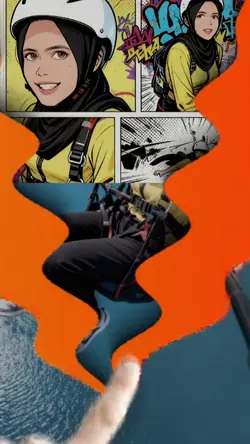 template komik