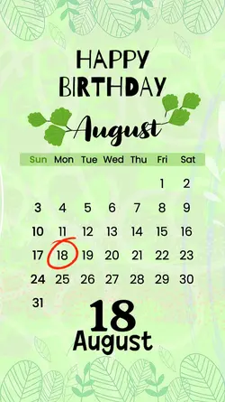 HBD 18 AUGUST 2025