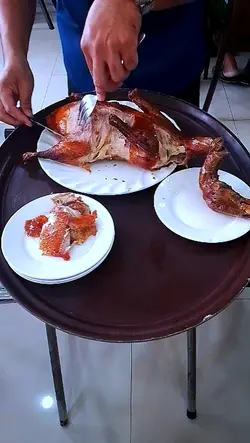 pecking duck 
