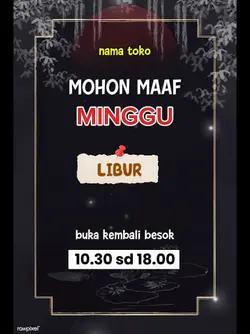 MINGGU TUTUP