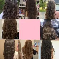 wavy hair