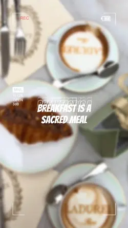 Breakfast is time