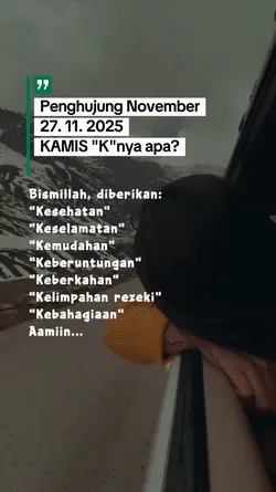 Kamis K nya apa