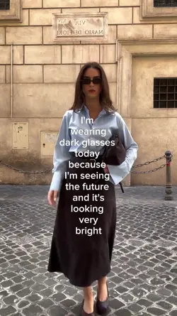 Wearing Dark Glases