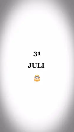 HBD, 31 Juli