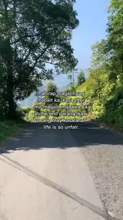 life is so unfair!
