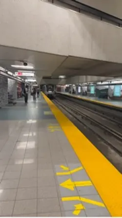 Boarding train