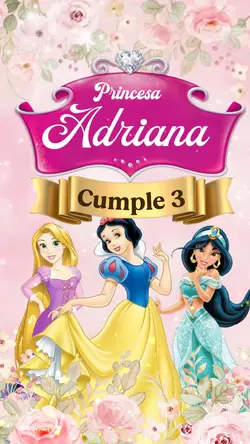 princesas invitacion