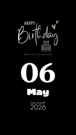birthday 06 may 2026