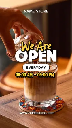 WE ARE OPEN