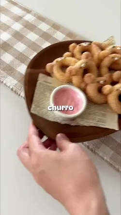 making churro