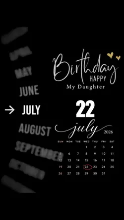 BDAY DAUGHTER 22 JUL