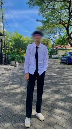 Efek blur wajah kece