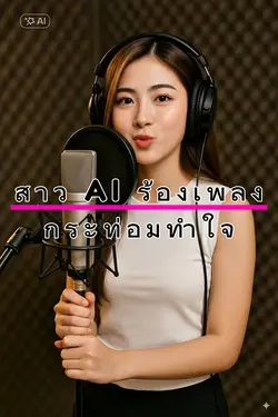 สาวAiร้องเพลง