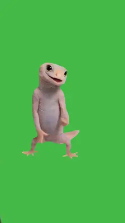 Gecko Throwing Shade