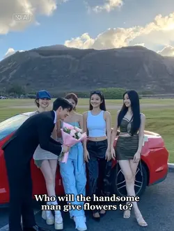 who was given flower