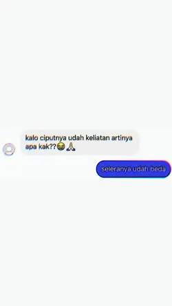 kalo ciputnya udah