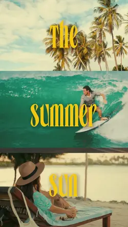The summer sun
