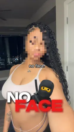 No face trend 🥷