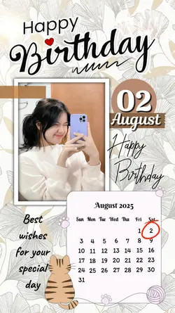 2 AUGUST HBD 2025