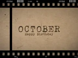 October birthday