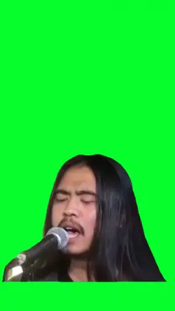 funny man singing