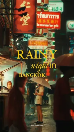 Rainy night in bkk