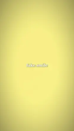 fake smile