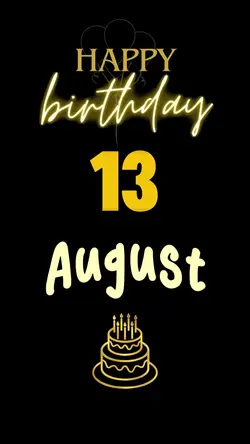 Birthday August 13