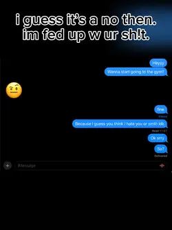 fed up.