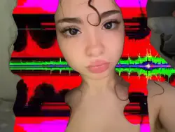 Glitch overlay effec