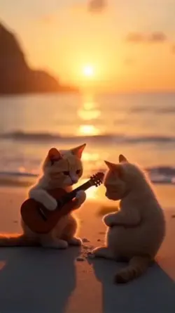 Guitar kitten 