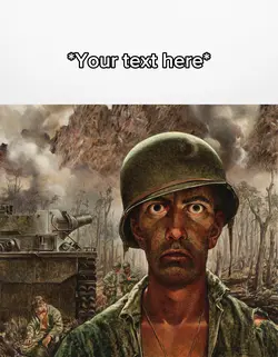 1000 yard stare meme