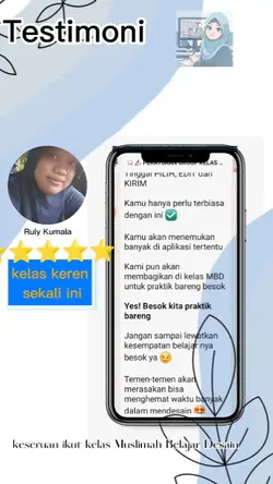 muslimah belajar des