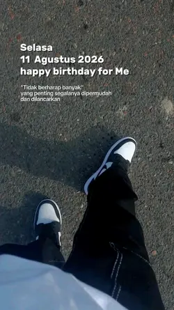 happy birthday to me