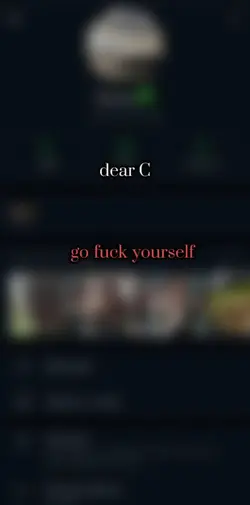 Dear Diary, f3ck you