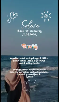 selasa aktivitas 
