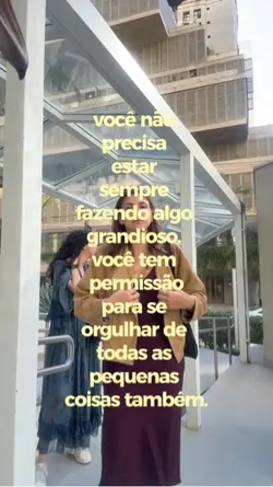 be proud of yoursel