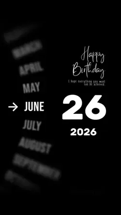 Hbd 26 June 2026