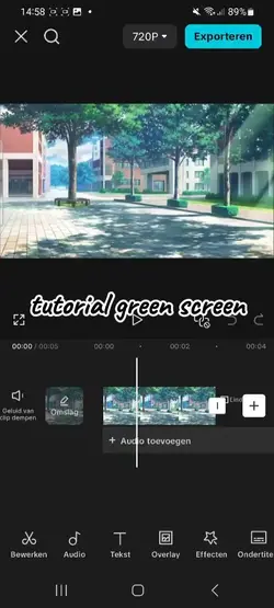 tutorial greenscreen