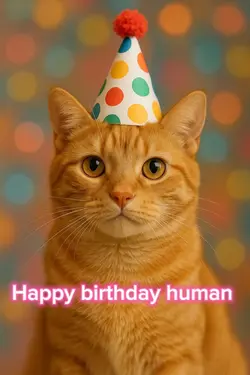 Happy bday human 
