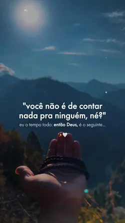 Conta para Deus 🤍