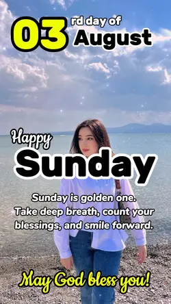 Sunday is golden one