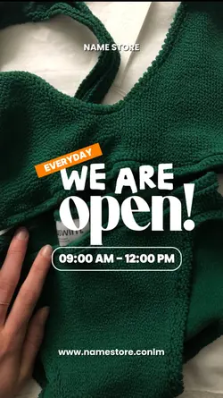 WE ARE OPEN