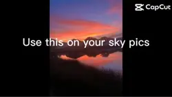 Try this on any sky 