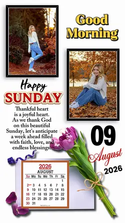 Sunday 6 August 2026