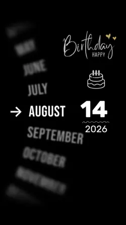 BDAY SON 14 AUGUST 