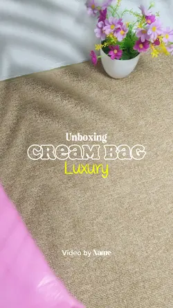 Unboxing Cream Bag