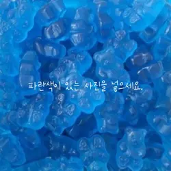 파랑색 사진